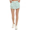 BE DIVINE Bermuda Tropical Toile Women's Resort Beach Shorts | Seafoam