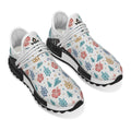 BE DIVINE™ Bermuda Collection - Island Icons Mesh Sneakers | White