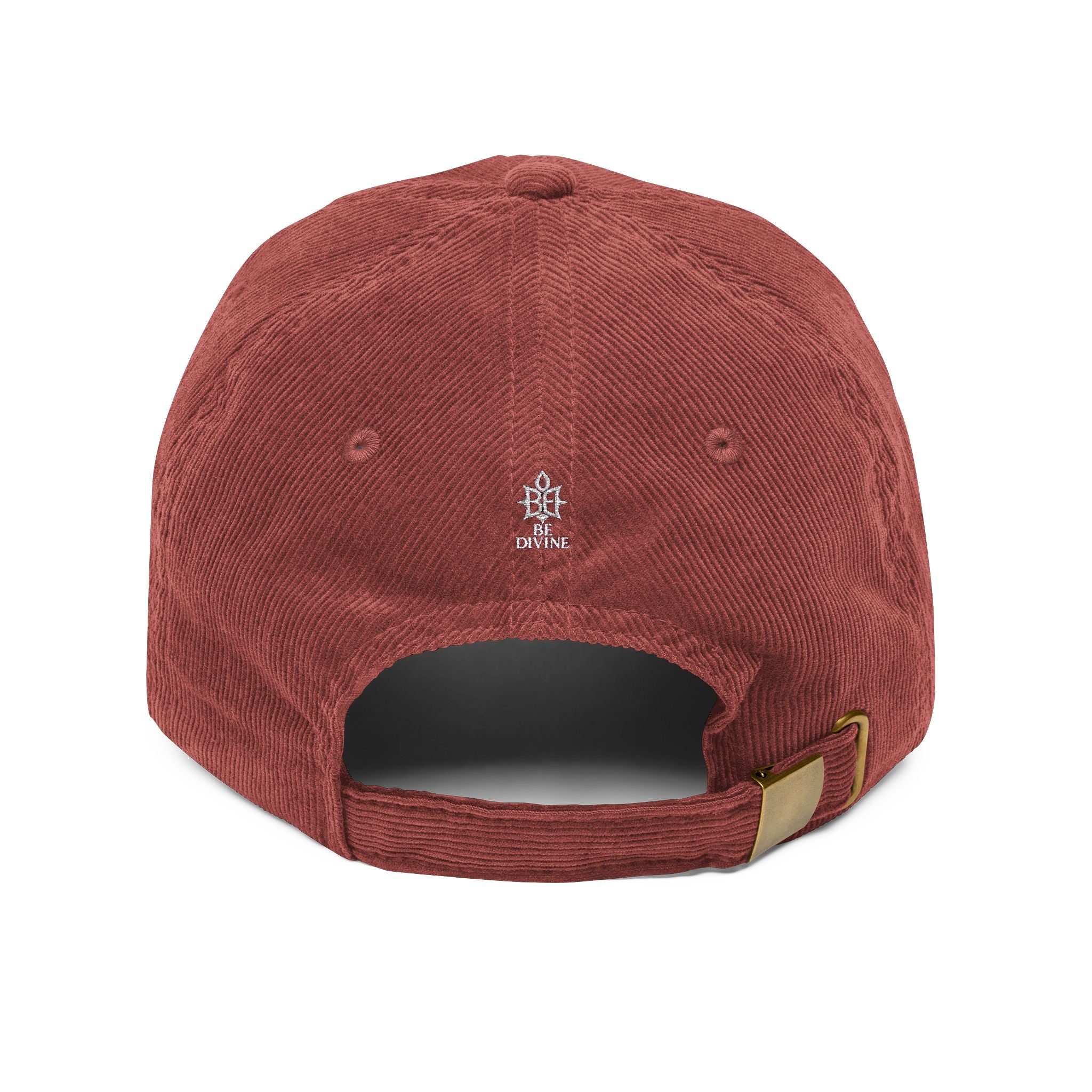 BE DIVINE™ “Divine God Is the Greatest” Vintage Corduroy Cap - Embroidered
