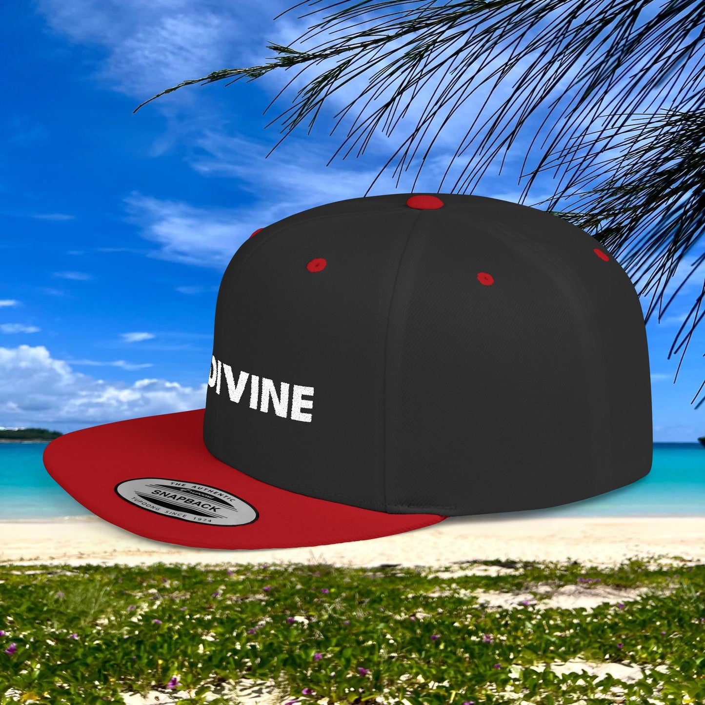 BE DIVINE™ Premium Snapback – White Text Edition