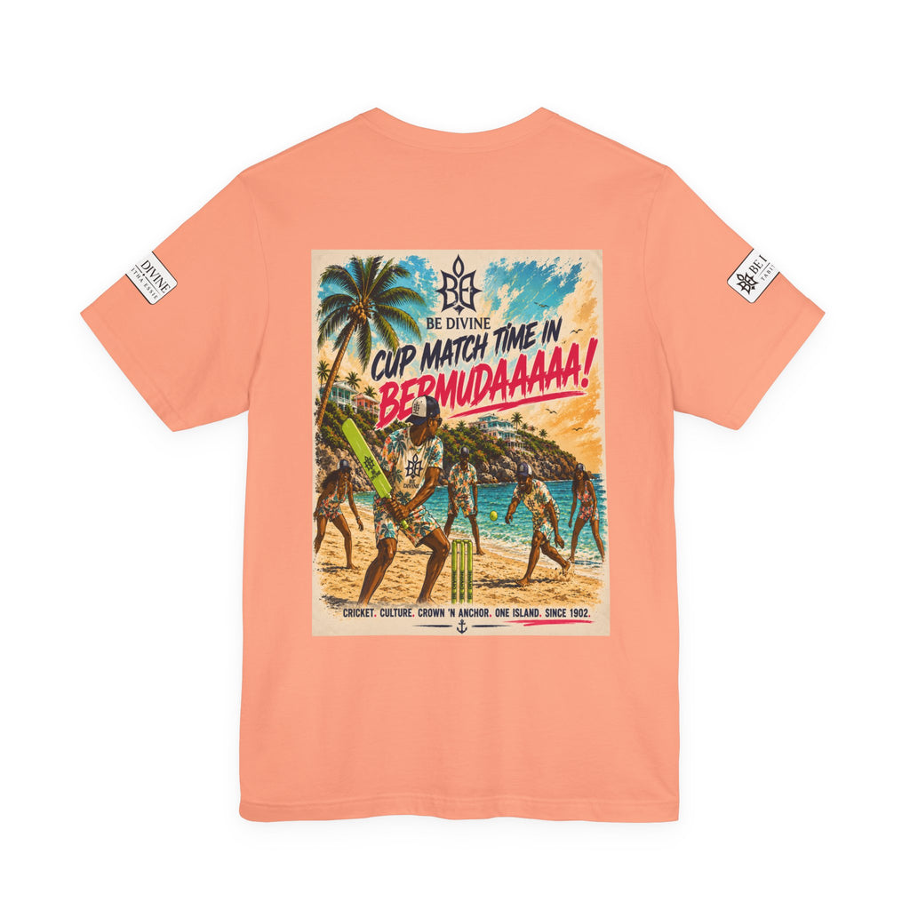 BE DIVINE™ Just Vibes Tee – Bermuda Cup Match Edition