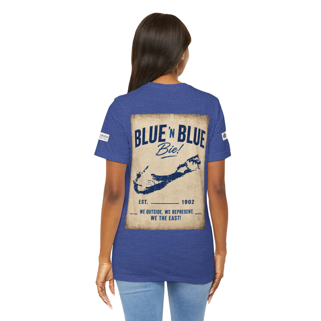 BE DIVINE™ Blue and Blue Bie! – East Side Heritage Collector Tee