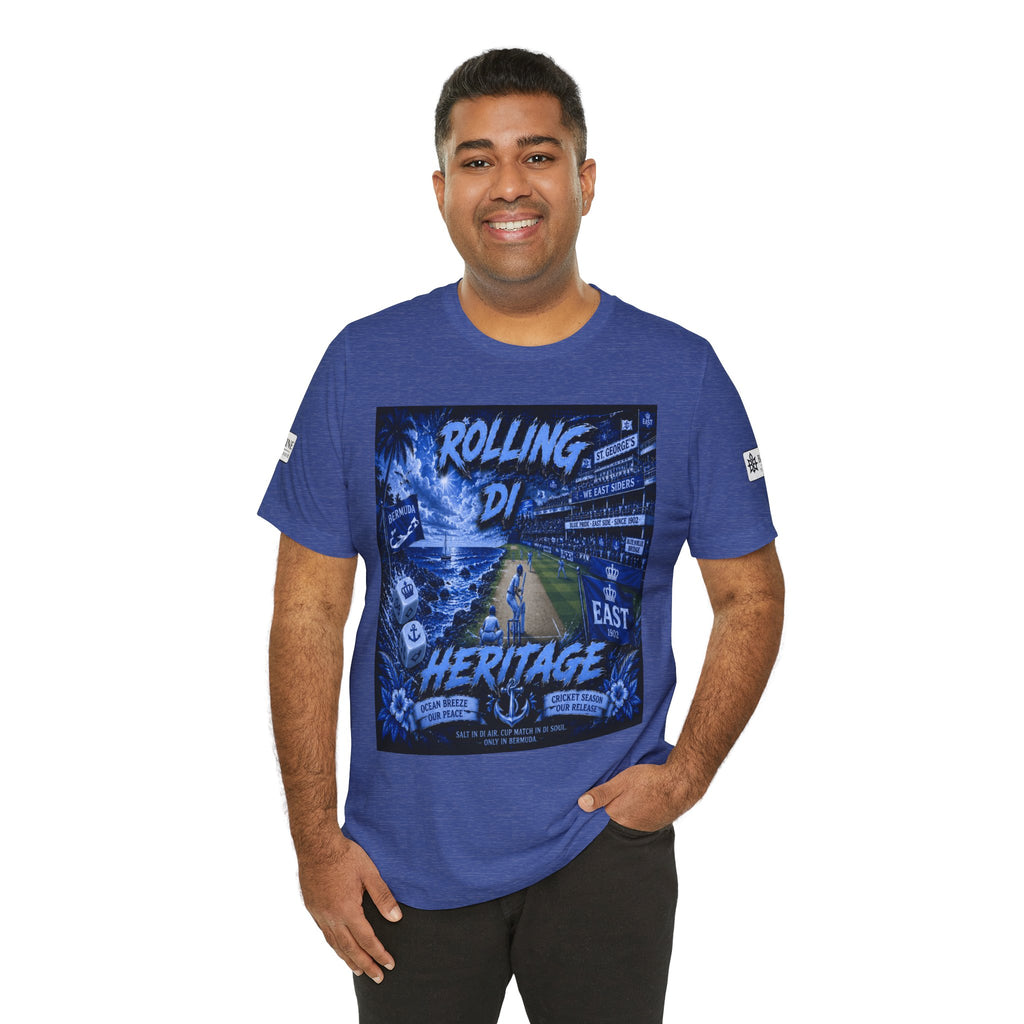 BE DIVINE™ Rolling Di Heritage – All I See Is Blue Vibes Heritage Tee