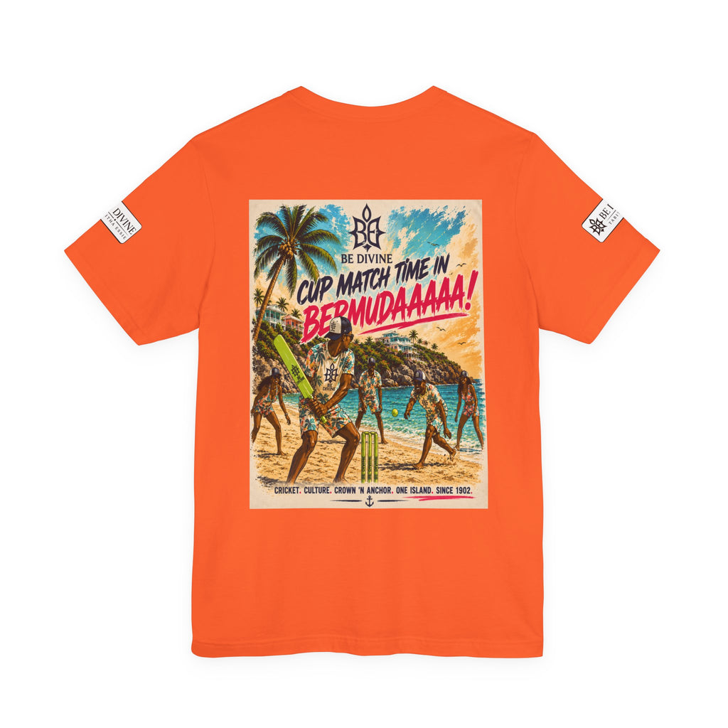 BE DIVINE™ Just Vibes Tee – Bermuda Cup Match Edition