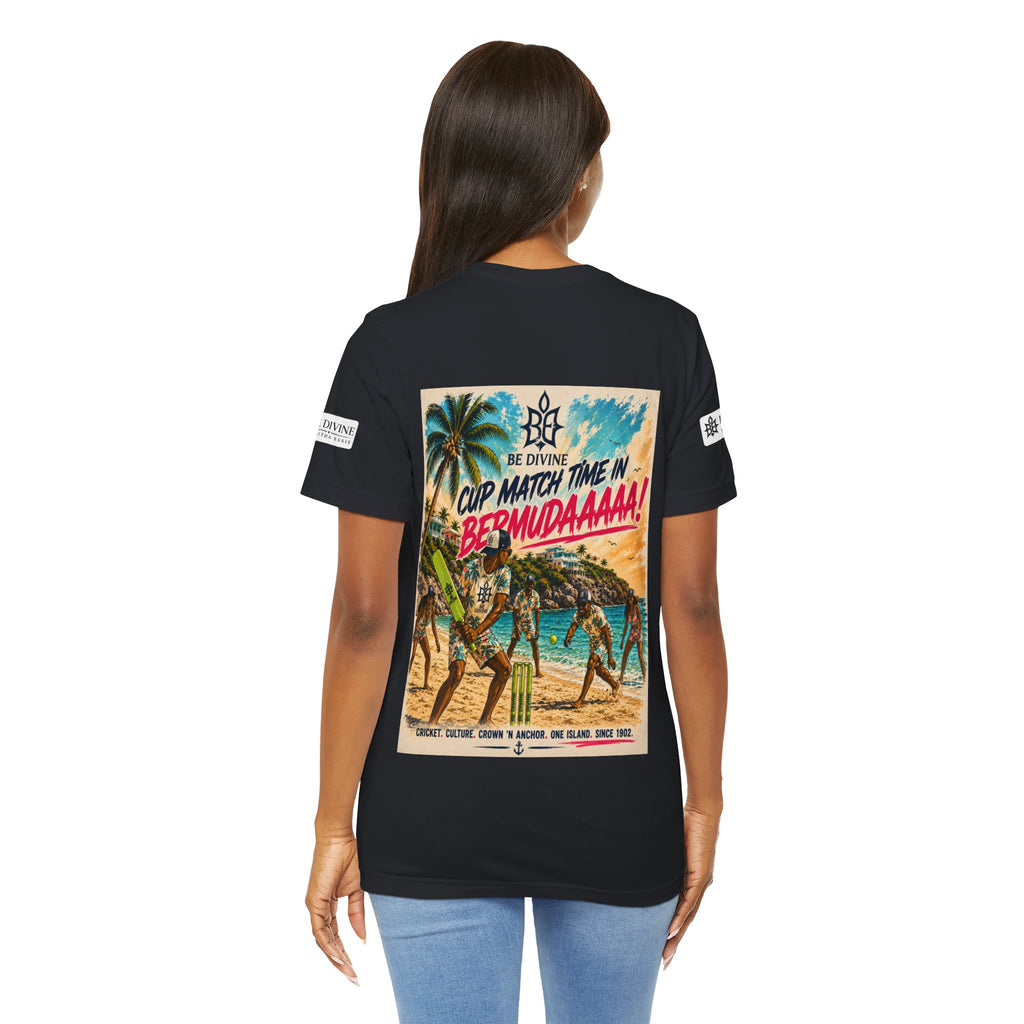 BE DIVINE™ Just Vibes Tee – Bermuda Cup Match Edition