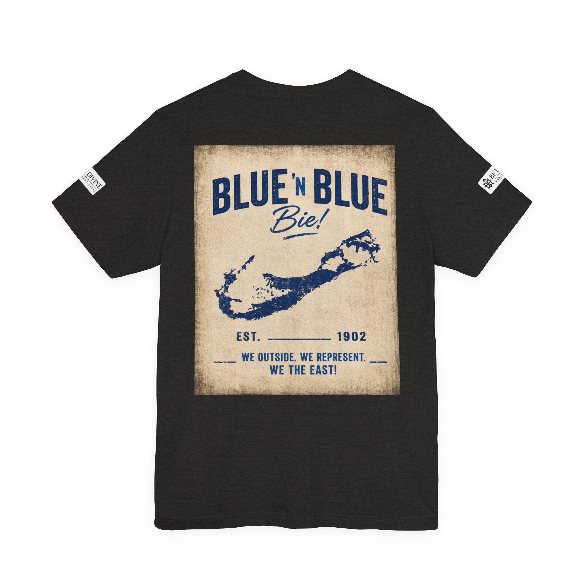 BE DIVINE™ Blue and Blue Bie! – East Side Heritage Collector Tee