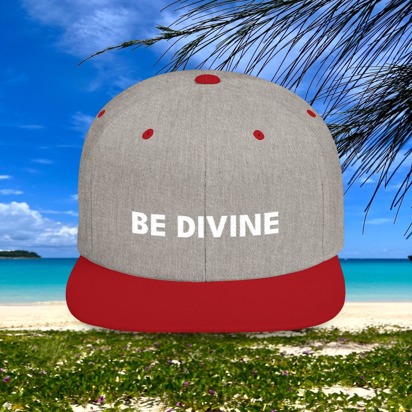 BE DIVINE™ Premium Snapback – White Text Edition