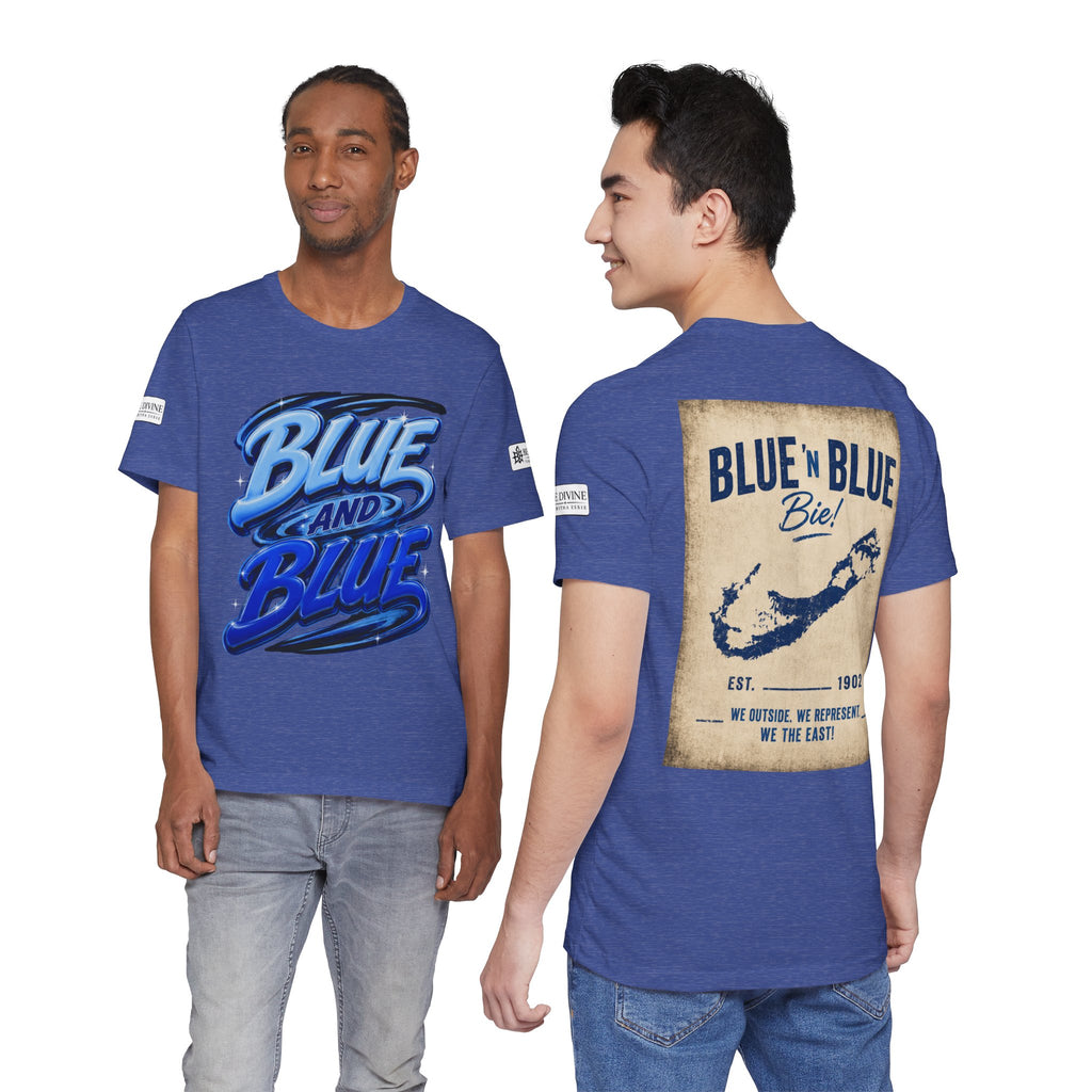 BE DIVINE™ Blue and Blue Bie! – East Side Heritage Collector Tee