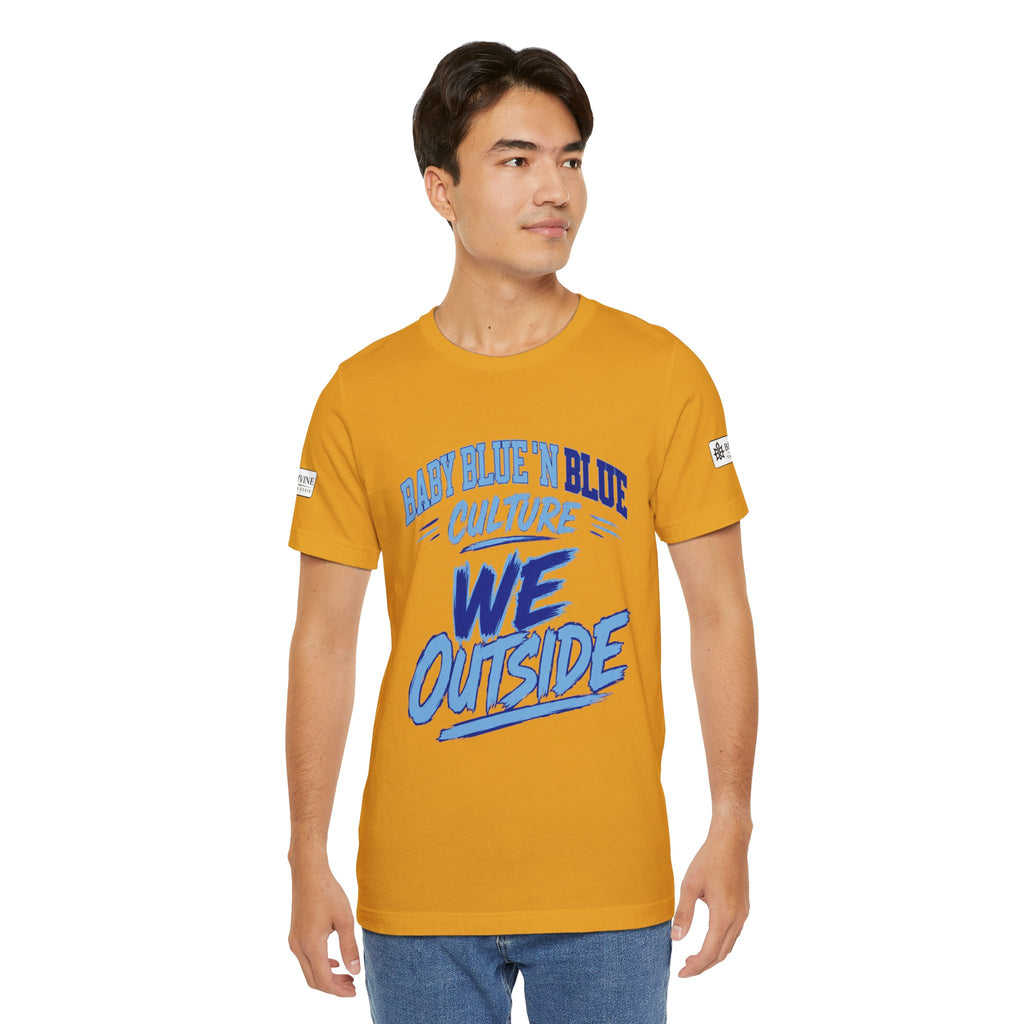 BE DIVINE™ Baby Blue 'N Blue Culture – We Outside Tee