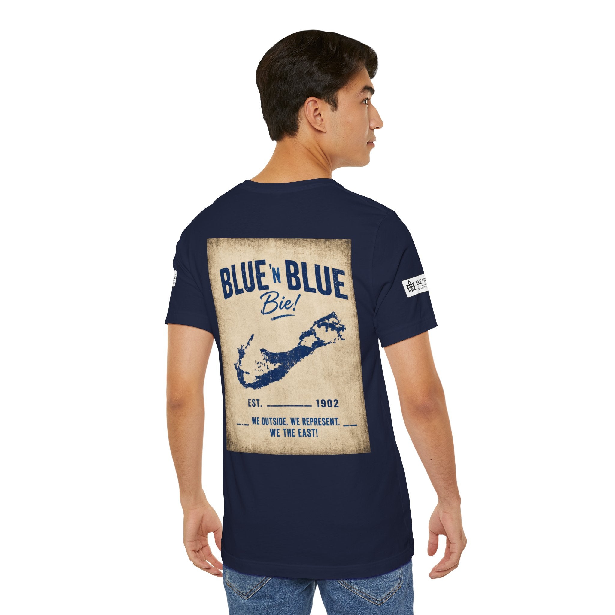 BE DIVINE™ Blue and Blue Bie! – East Side Heritage Collector Tee