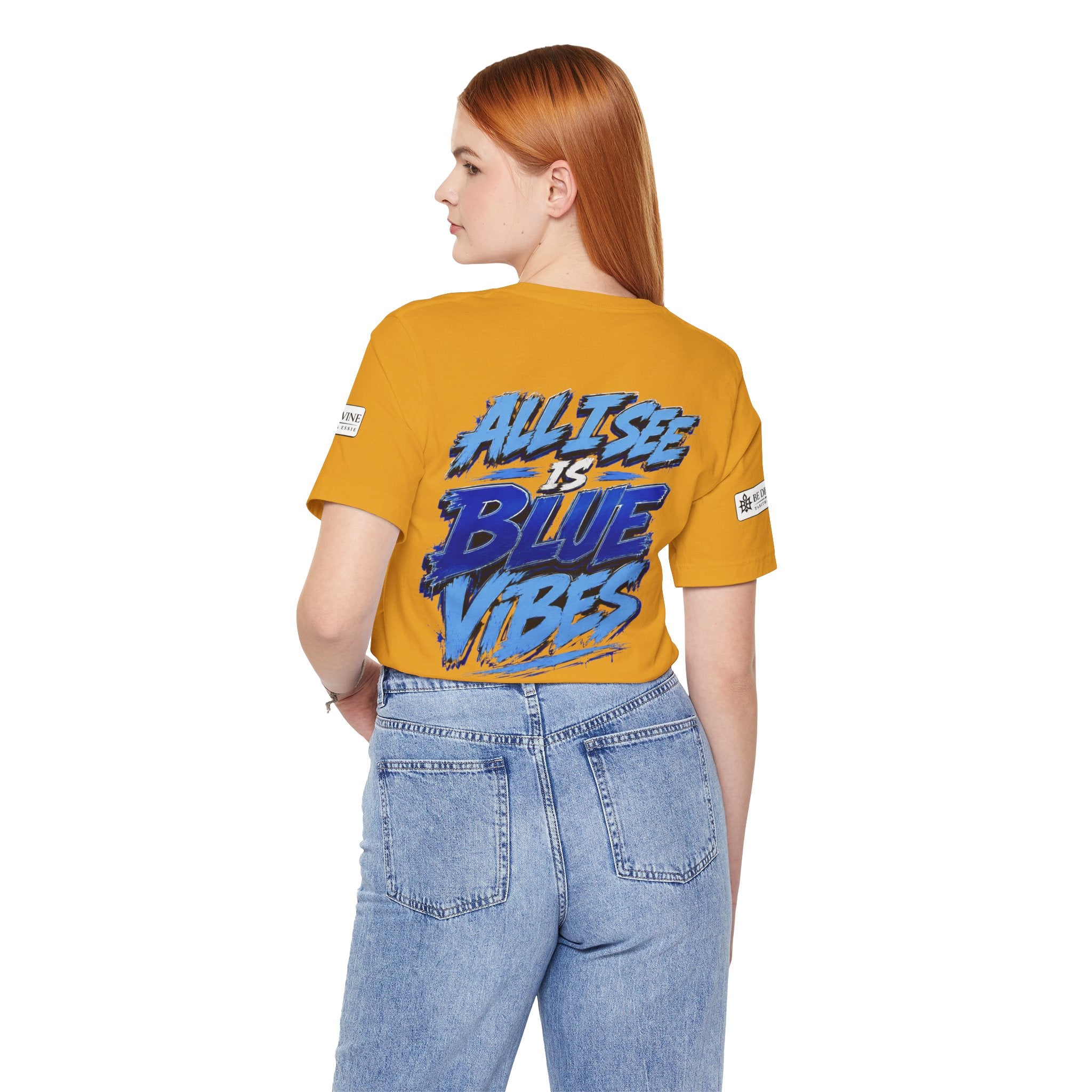 BE DIVINE™ Rolling Di Heritage – All I See Is Blue Vibes Heritage Tee