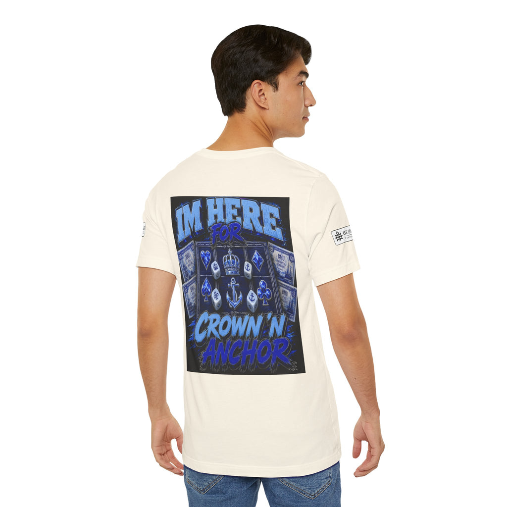 BE DIVINE™ Blue 'N Blue Heritage – I'm Here For Crown & Anchor Tee