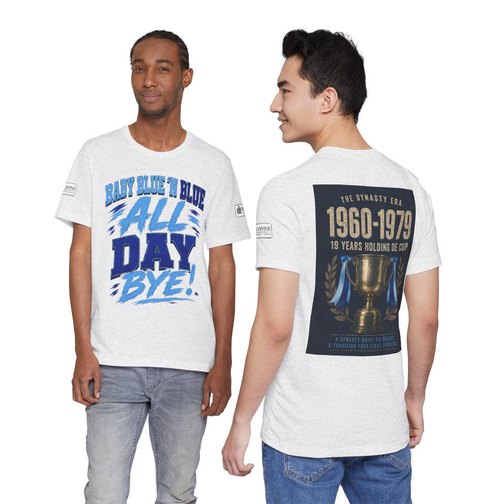 BE DIVINE™ Baby Blue 'N Blue All Day Bye! Heritage Collector Tee