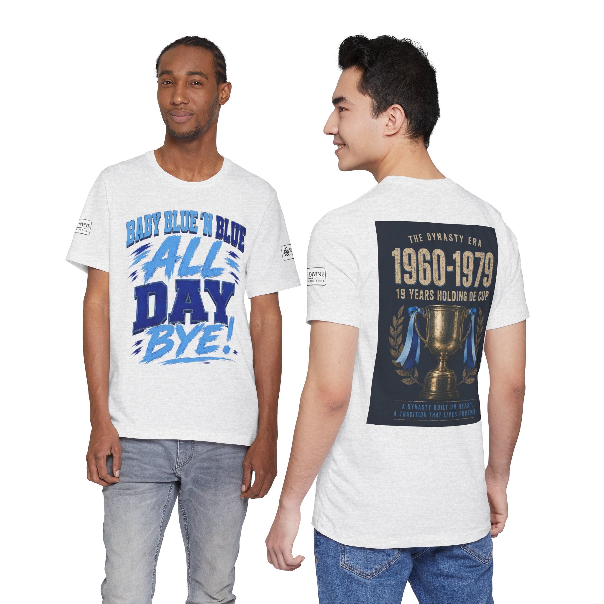 BE DIVINE™ Baby Blue 'N Blue All Day Bye! Heritage Collector Tee