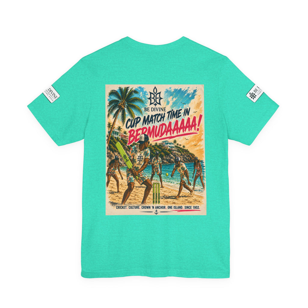 BE DIVINE™ Just Vibes Tee – Bermuda Cup Match Edition