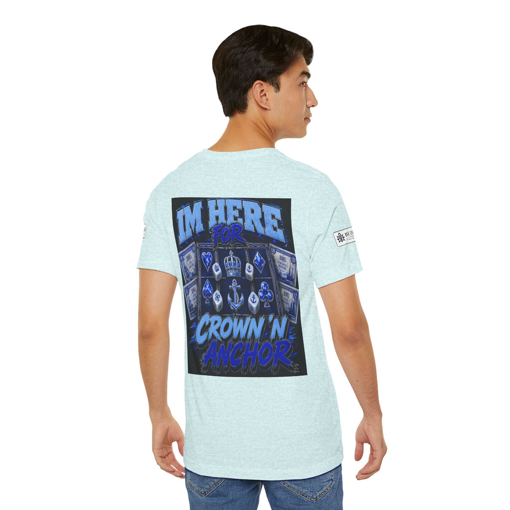 BE DIVINE™ Blue 'N Blue Heritage – I'm Here For Crown & Anchor Tee