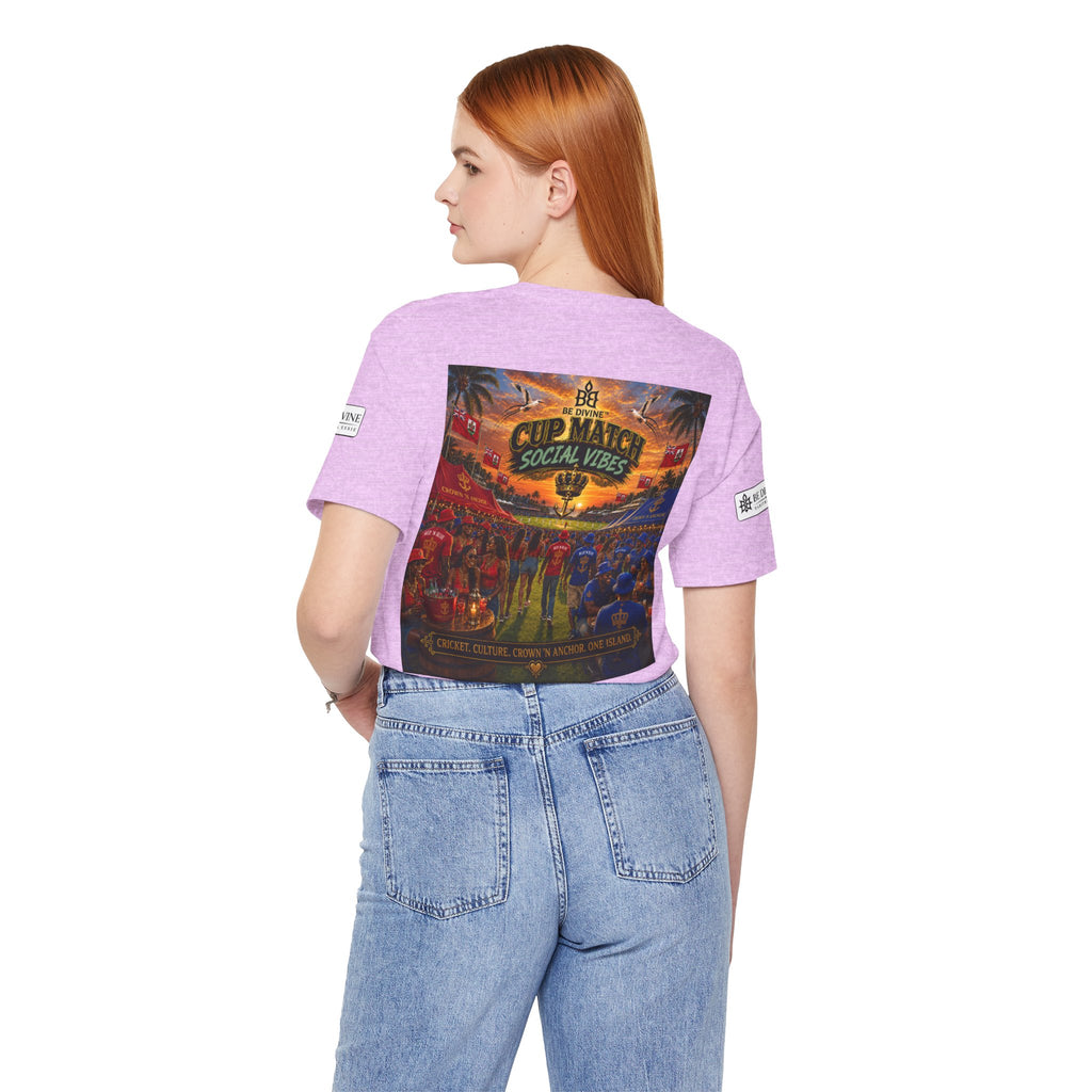 BE DIVINE™ Cup Match Social Vibes Tee – Crown 'N Anchor Edition
