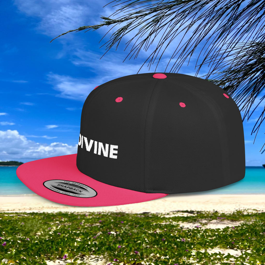 BE DIVINE™ Premium Snapback – White Text Edition