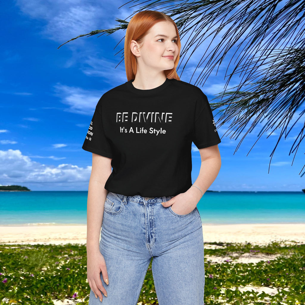 BE DIVINE™ Unisex T-Shirt - All-Black Premium Edition