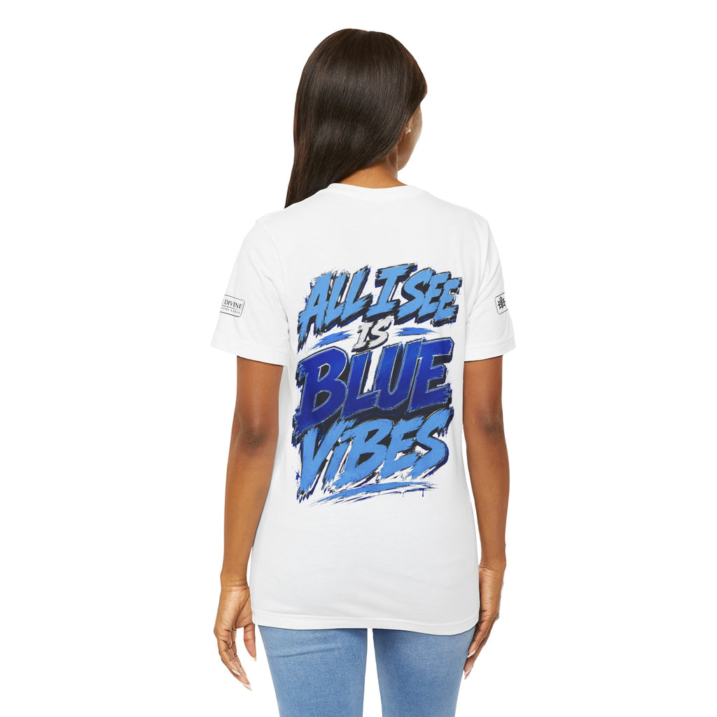 BE DIVINE™ Rolling Di Heritage – All I See Is Blue Vibes Heritage Tee
