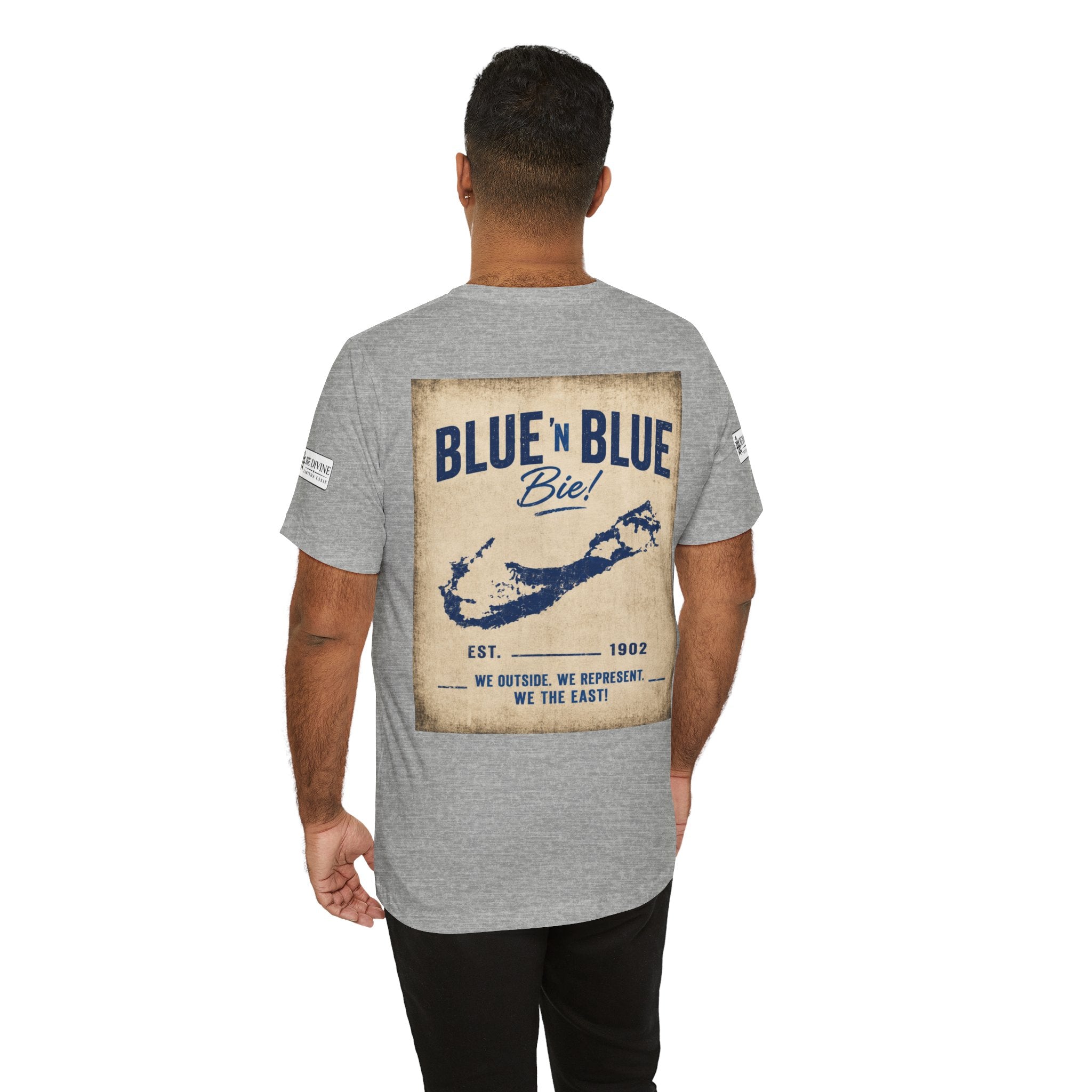 BE DIVINE™ Blue and Blue Bie! – East Side Heritage Collector Tee