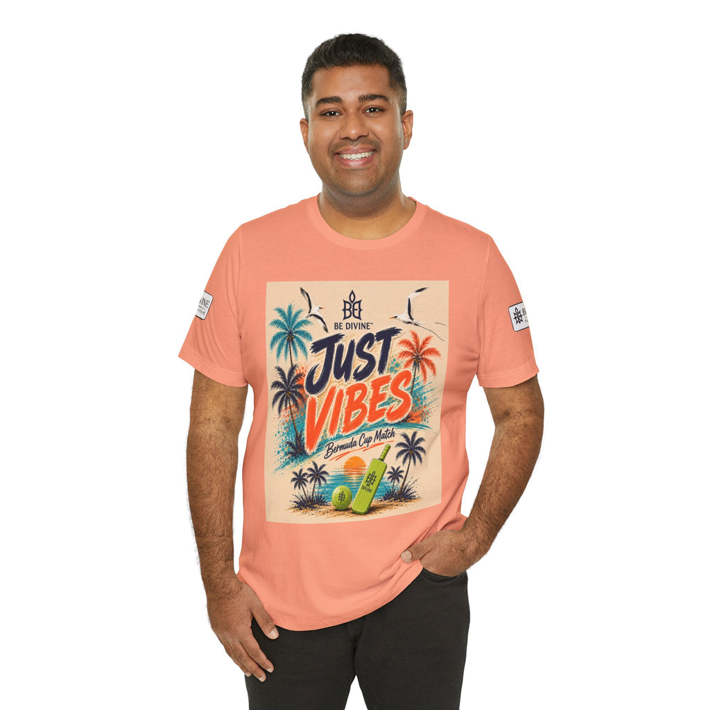 BE DIVINE™ Just Vibes Tee – Bermuda Cup Match Edition