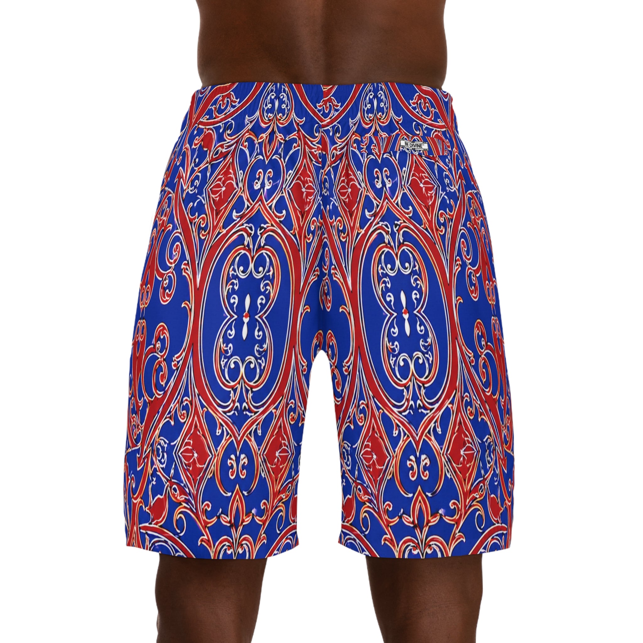BE DIVINE™ Somerset Ornate - One of One Cup Match Men’s Jogger Shorts by Tabitha Essie