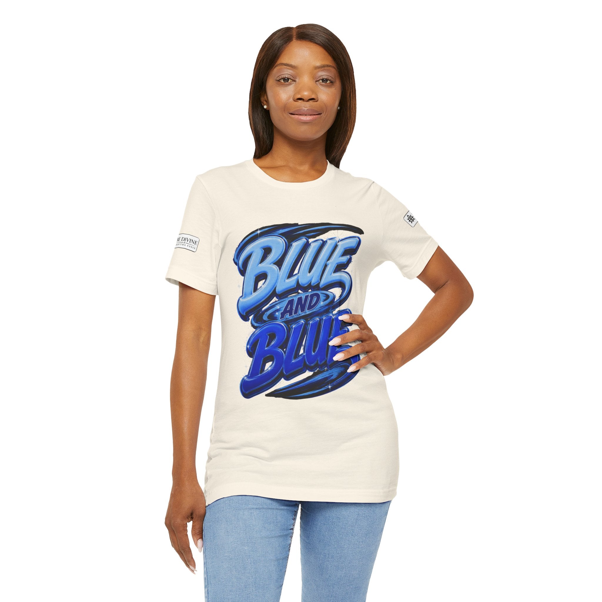 BE DIVINE™ Blue and Blue Bie! – East Side Heritage Collector Tee
