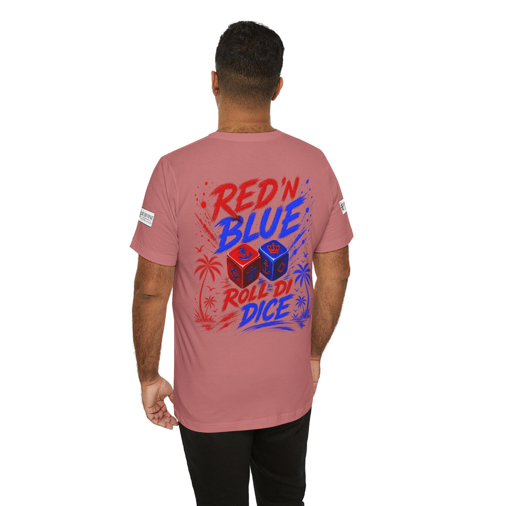BE DIVINE™ Red ’N Blue Crown ’N Anchor Tee