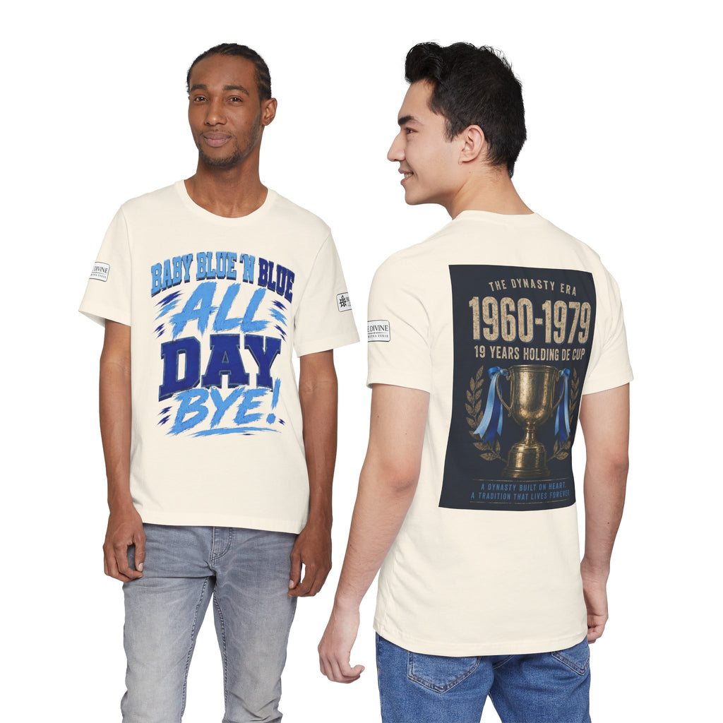 BE DIVINE™ Baby Blue 'N Blue All Day Bye! Heritage Collector Tee