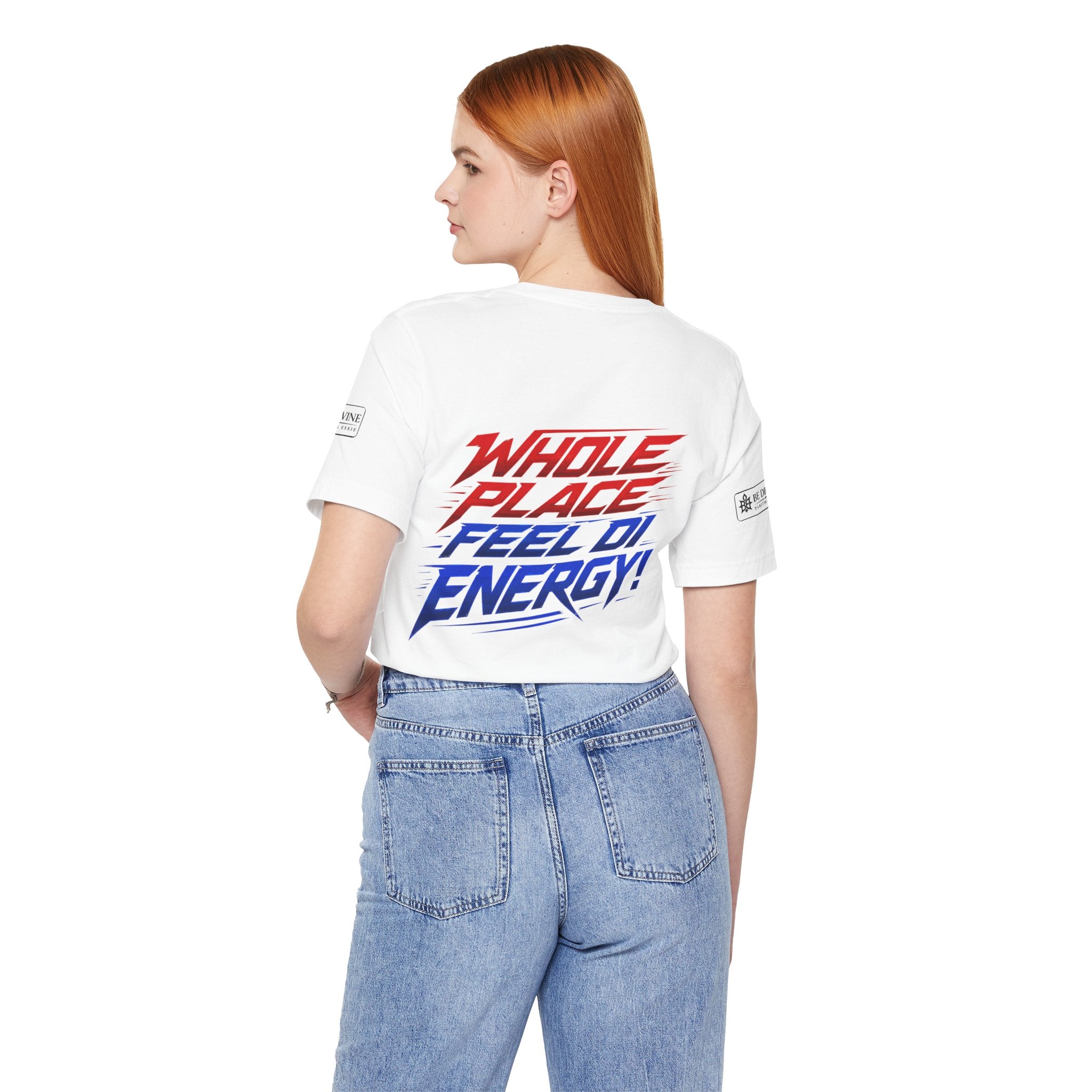 BE DIVINE™ I’m Red ’N Blue Energy Tee