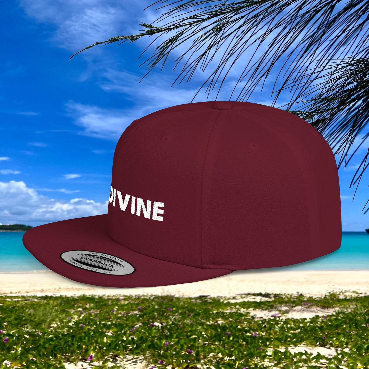 BE DIVINE™ Premium Snapback – White Text Edition