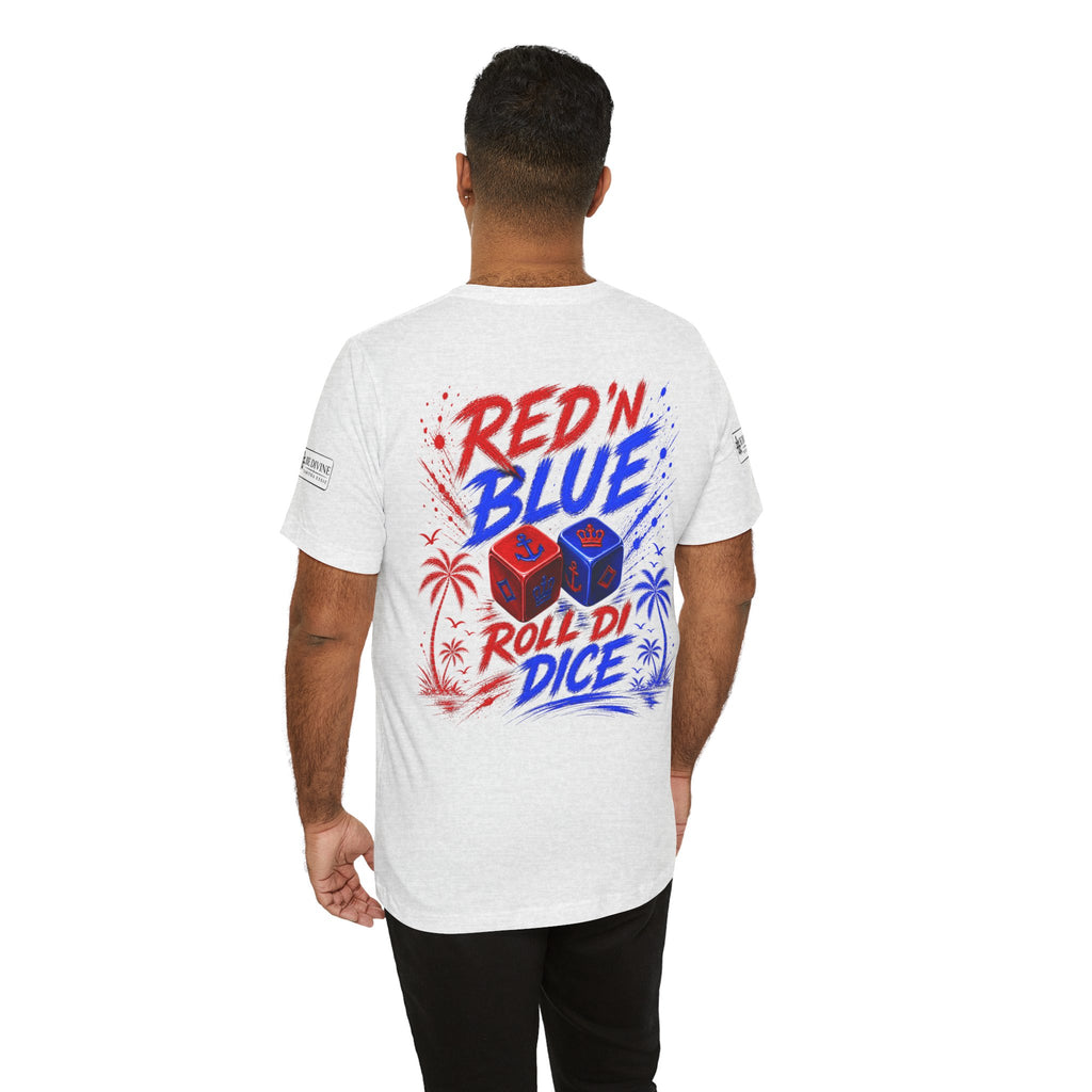 BE DIVINE™ Red ’N Blue Crown ’N Anchor Tee