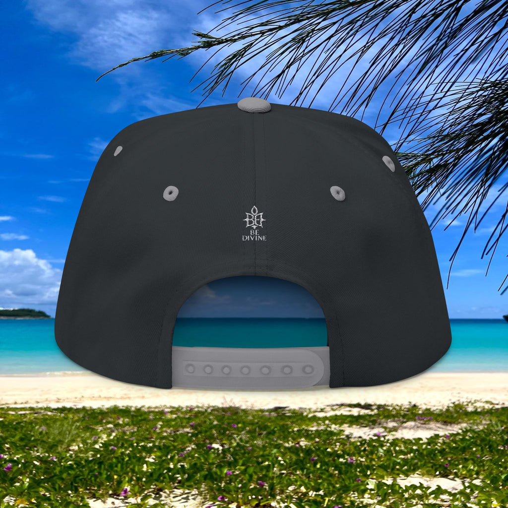 BE DIVINE™ Flat Bill Cap – Embroidered Signature