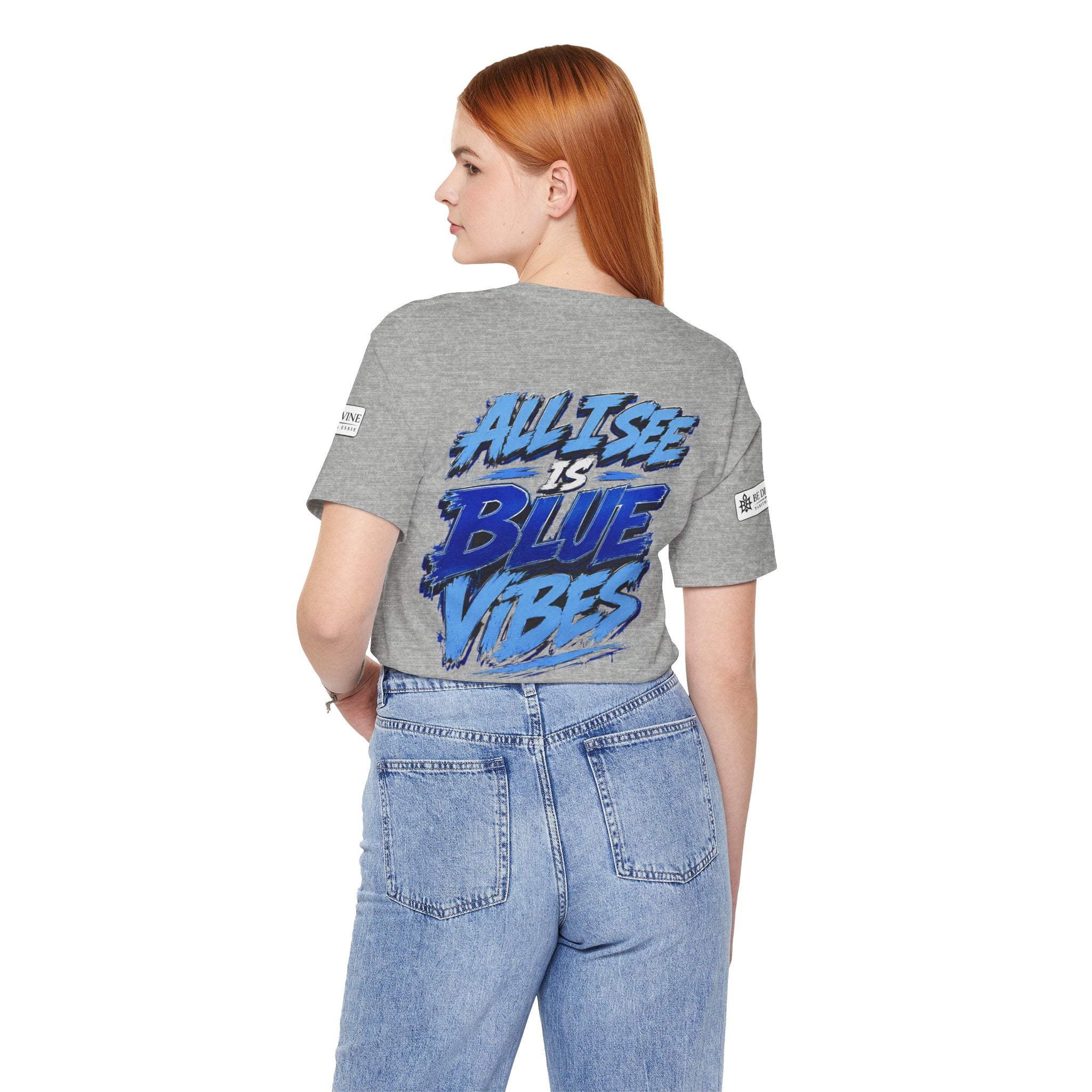 BE DIVINE™ Rolling Di Heritage – All I See Is Blue Vibes Heritage Tee