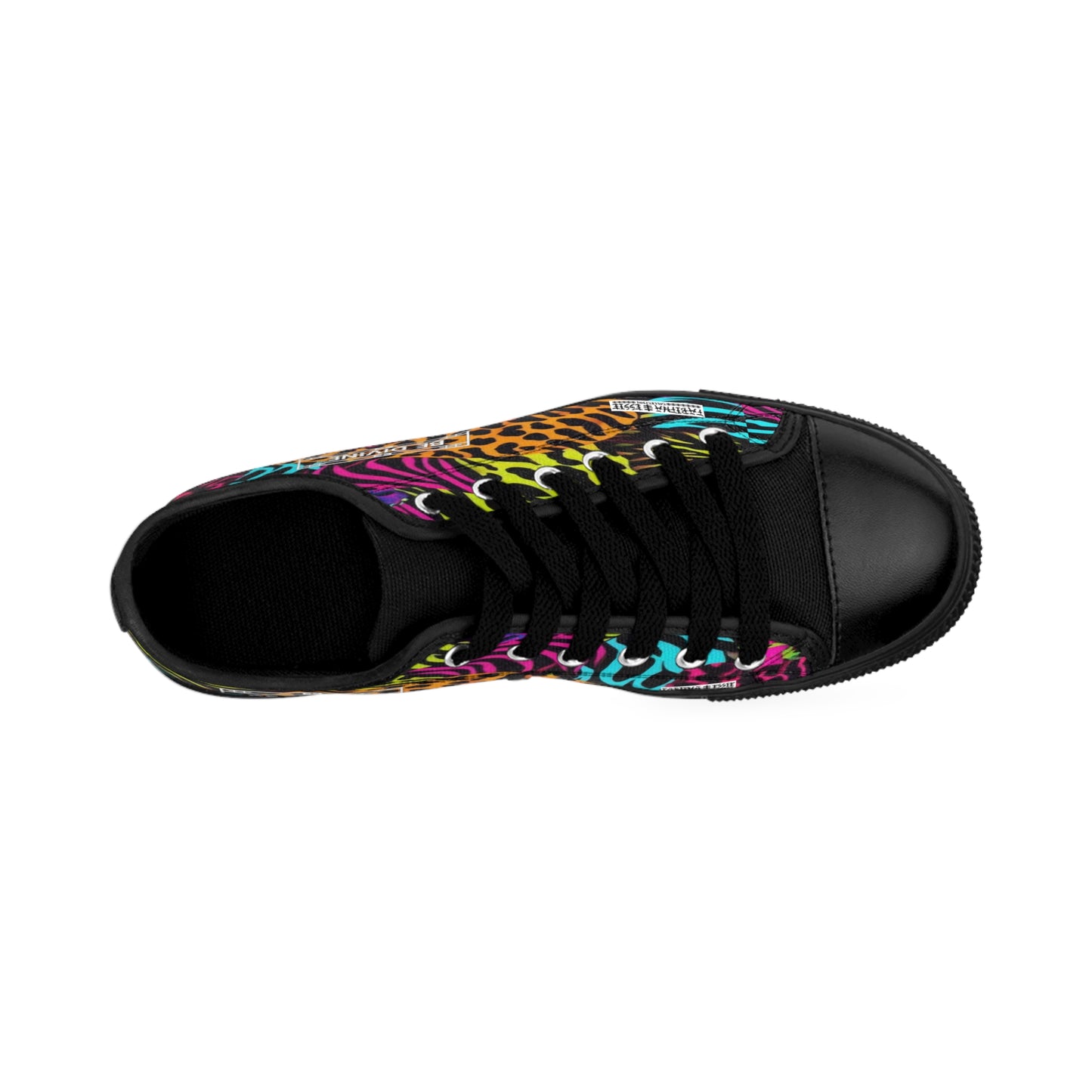 BE DIVINE™ Neon Jungle Sneakers – Bold Animal Print Women’s Shoes