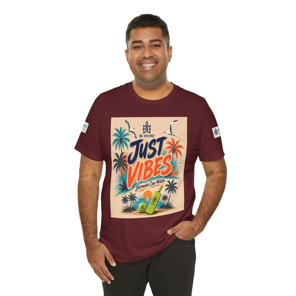 BE DIVINE™ Just Vibes Tee – Bermuda Cup Match Edition