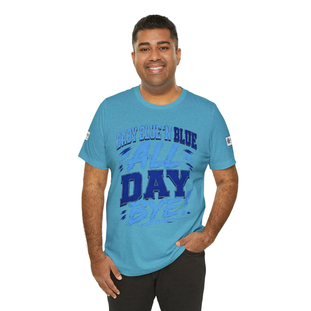 BE DIVINE™ Baby Blue 'N Blue All Day Bye! Heritage Collector Tee