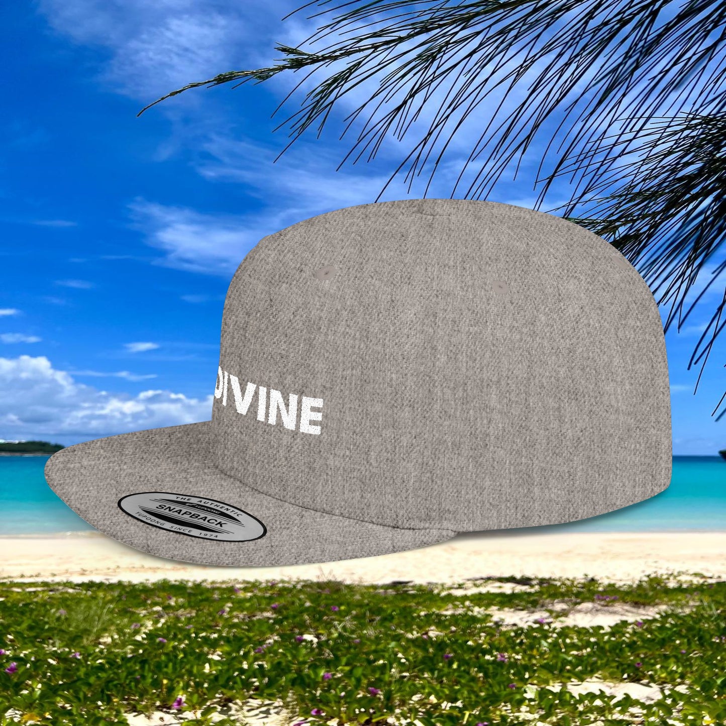 BE DIVINE™ Premium Snapback – White Text Edition