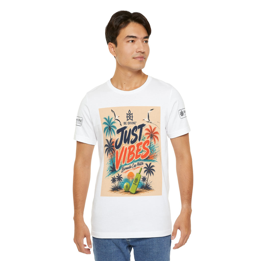 BE DIVINE™ Just Vibes Tee – Bermuda Cup Match Edition