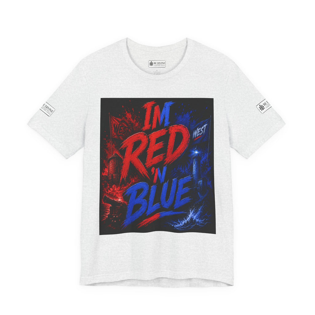 BE DIVINE™ I’m Red ’N Blue Energy Tee