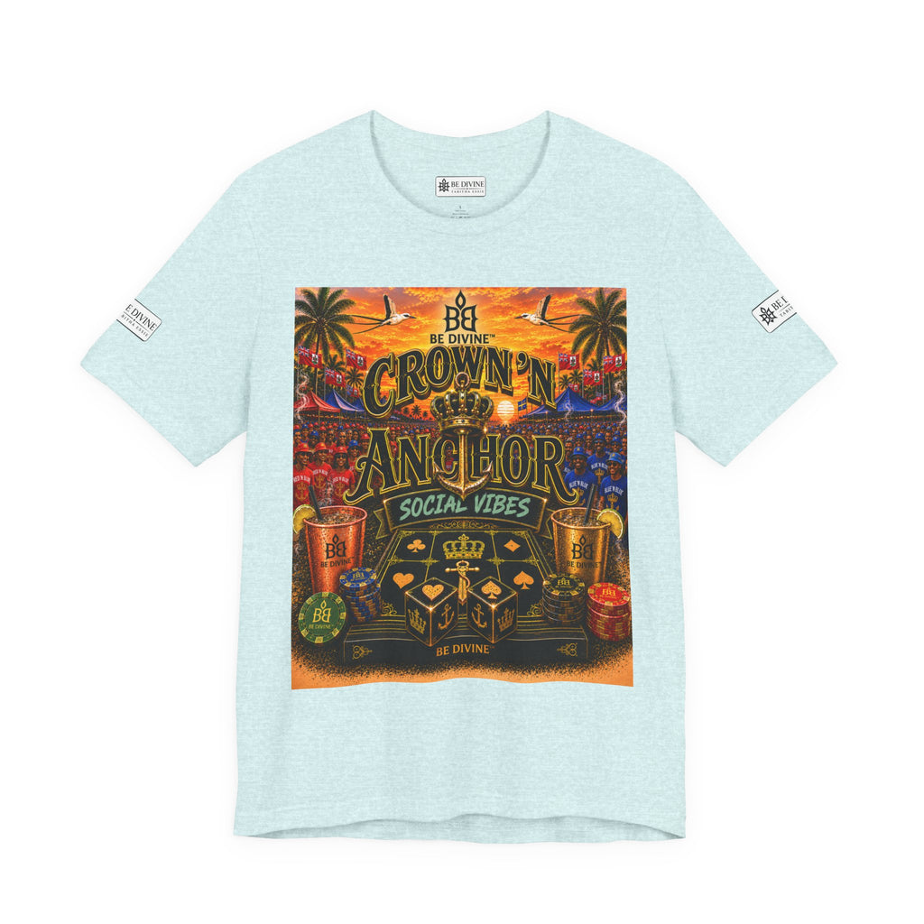 BE DIVINE™ Cup Match Social Vibes Tee – Crown 'N Anchor Edition