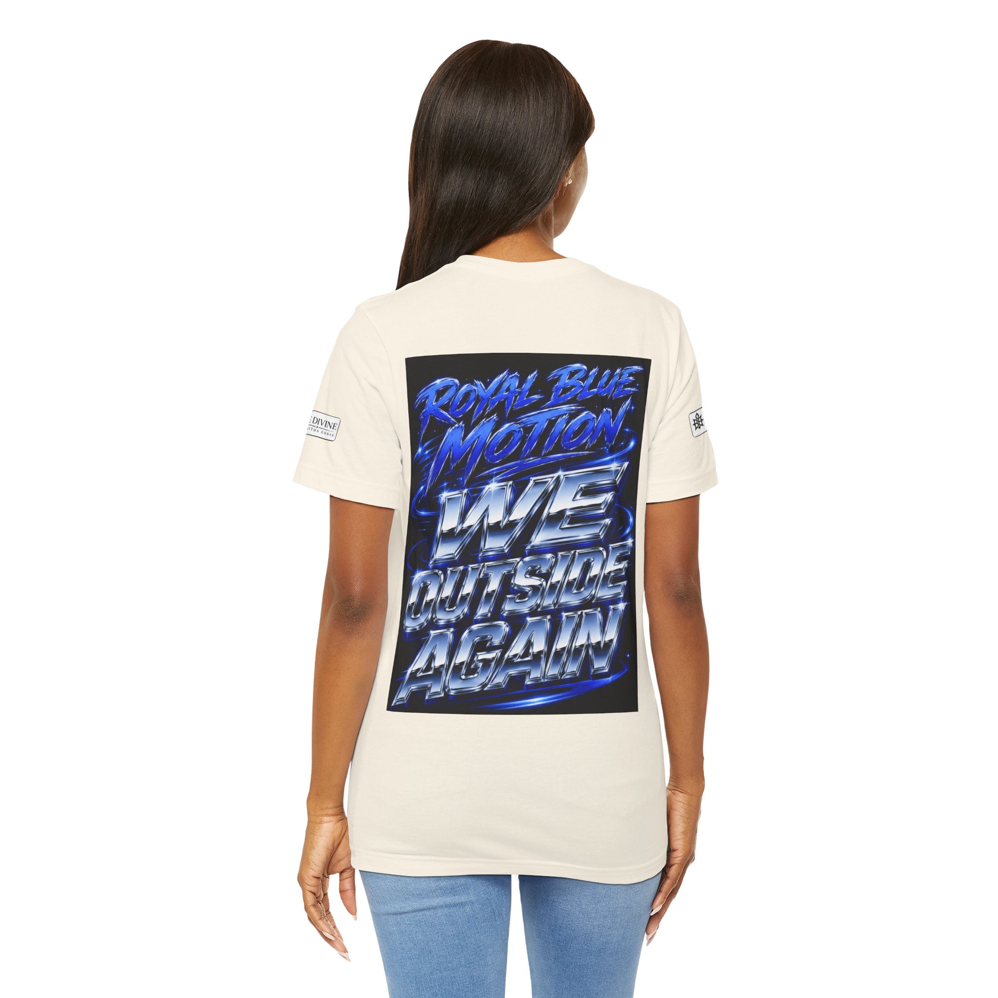 BE DIVINE™ Baby Blue 'N Blue Culture – We Outside Tee
