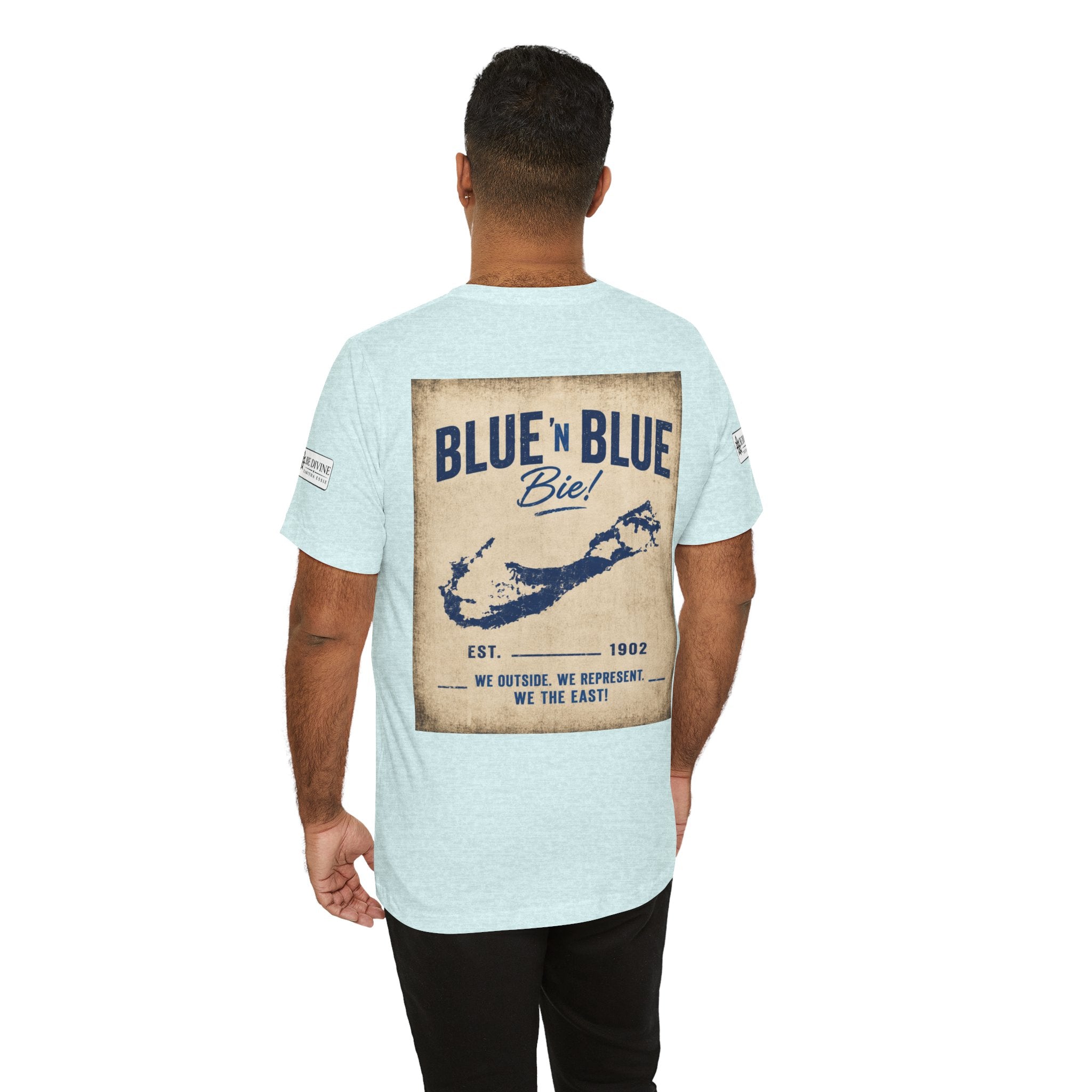 BE DIVINE™ Blue and Blue Bie! – East Side Heritage Collector Tee