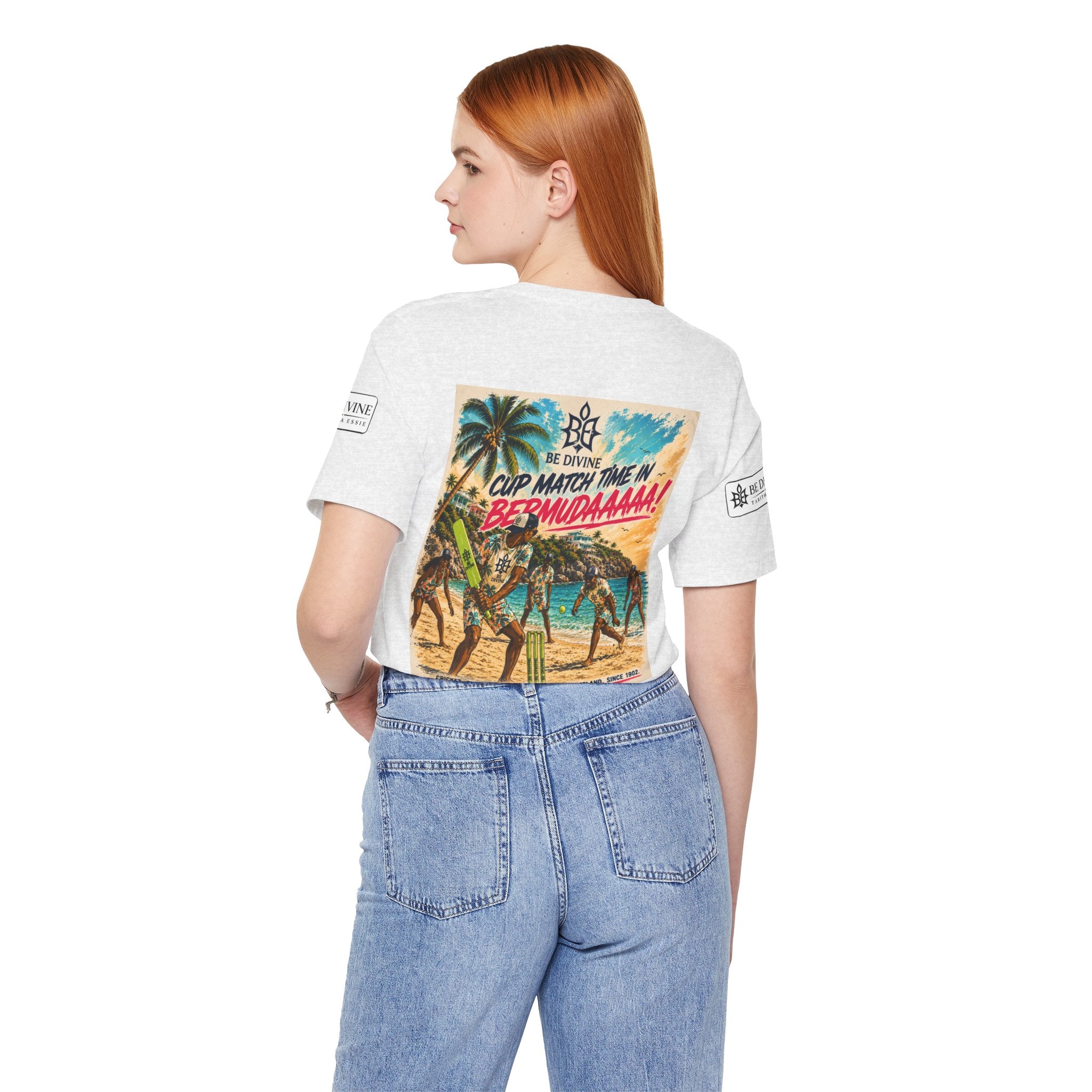 BE DIVINE™ Just Vibes Tee – Bermuda Cup Match Edition
