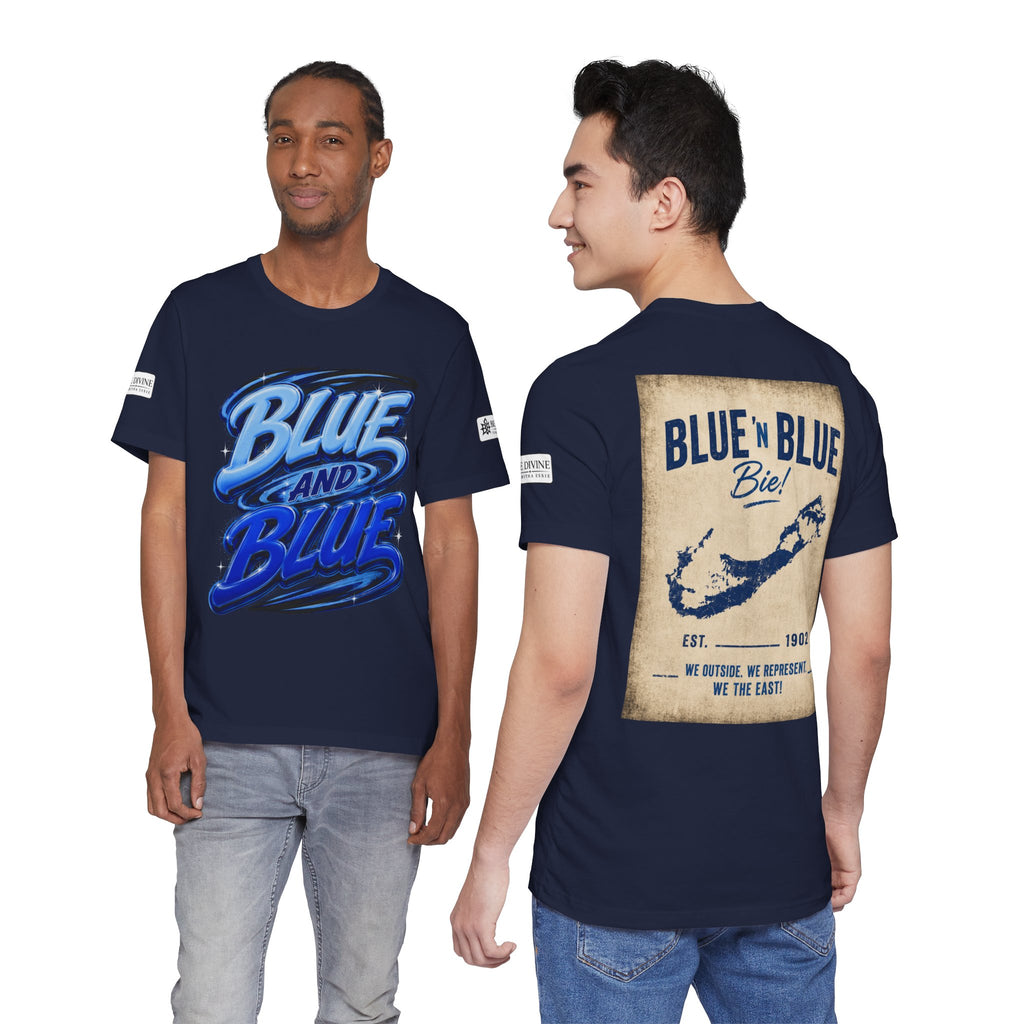 BE DIVINE™ Blue and Blue Bie! – East Side Heritage Collector Tee