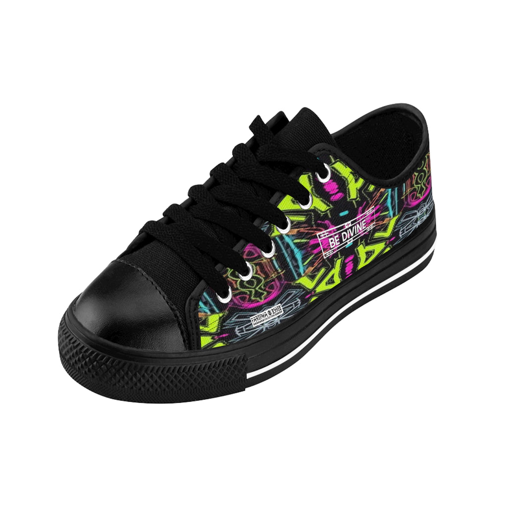 Neon Frequency Low-Top Sneakers - BE Divine™ Designed by Tabitha Essie | Limited Edition Exclusive