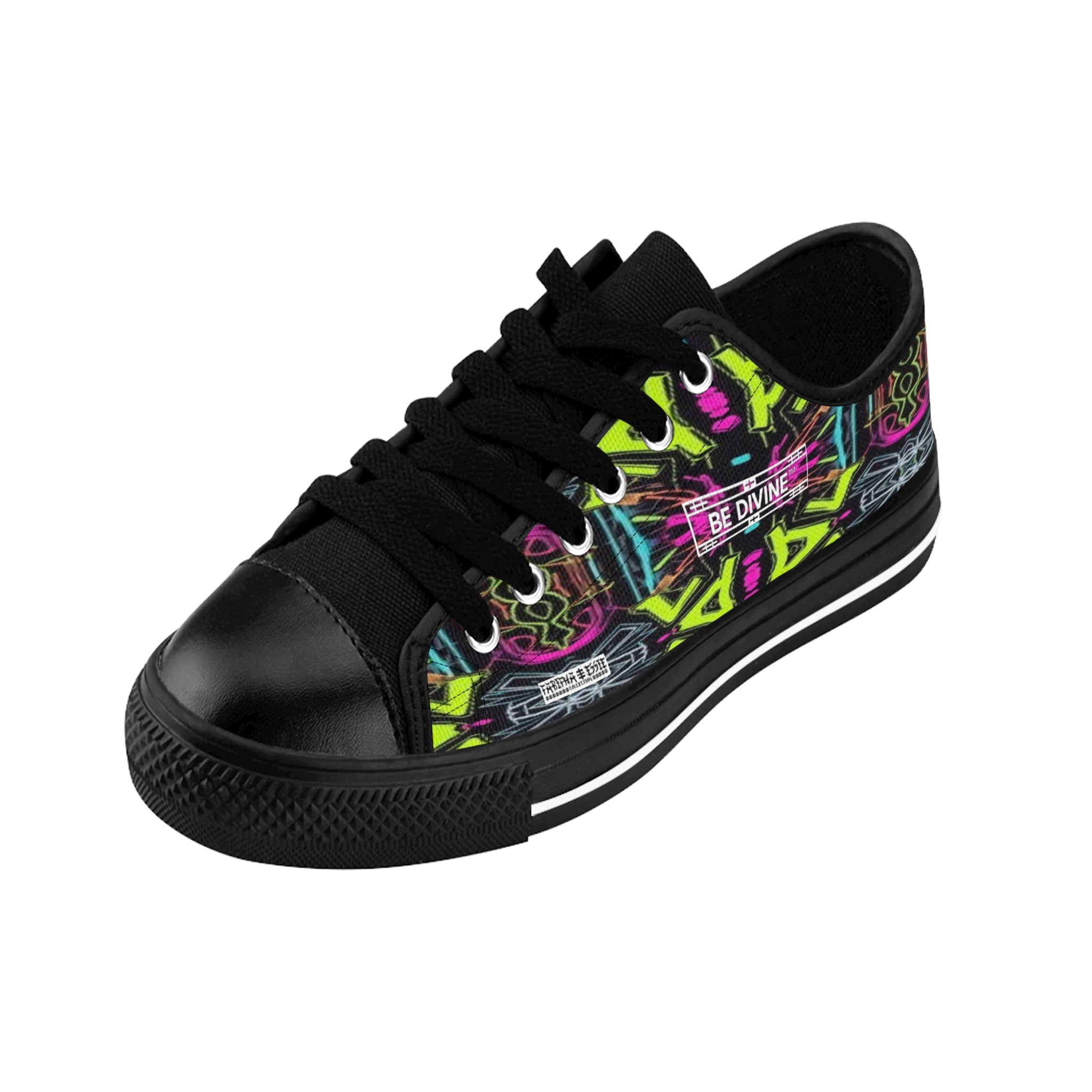 Neon Frequency Low-Top Sneakers - BE Divine™ Designed by Tabitha Essie | Limited Edition Exclusive