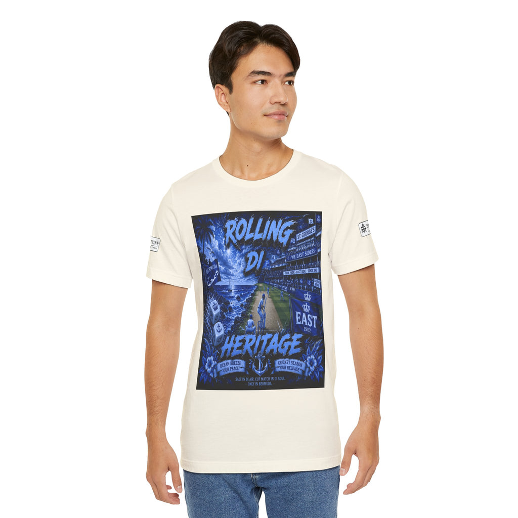 BE DIVINE™ Rolling Di Heritage – All I See Is Blue Vibes Heritage Tee