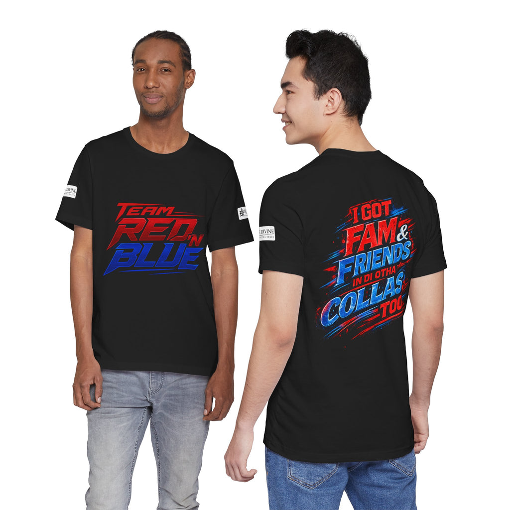 BE DIVINE™ Team Red ’N Blue Heritage Tee